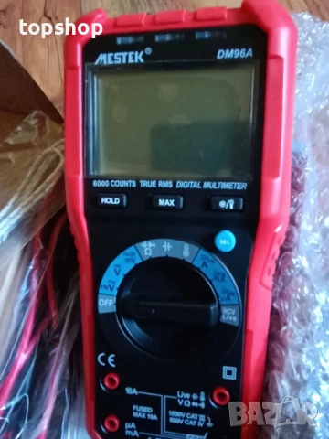 Чисто нов MESTEK DM96A мултицет с NCV функция, TRMS 6000 броя волтметър цифров тестер с автома..., снимка 10 - Гедорета - 51598434