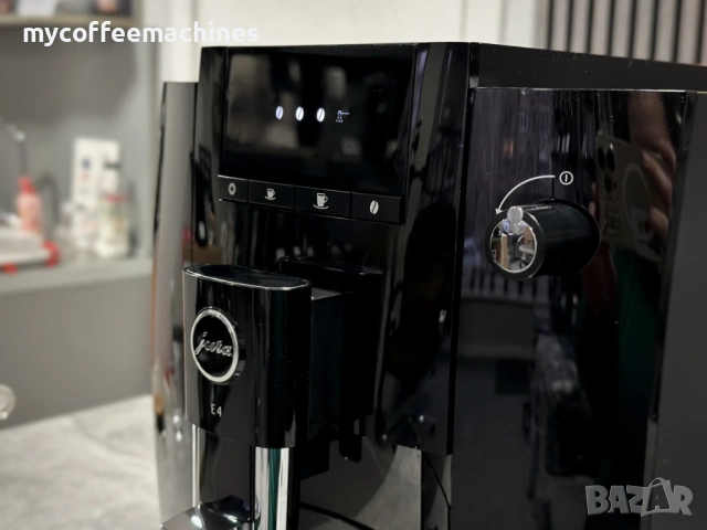 Кафемашина JURA E4 Piano Black (EA), снимка 6 - Кафемашини - 53596233