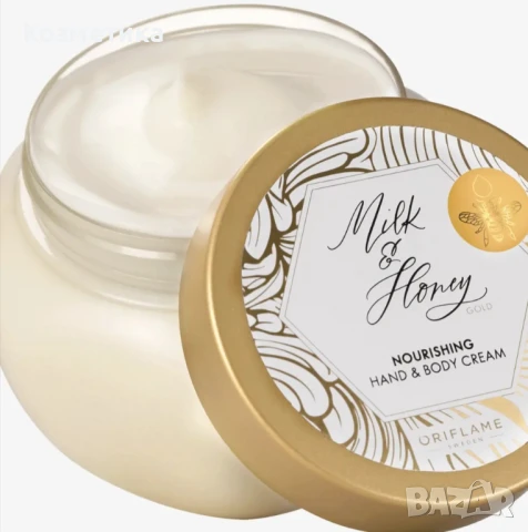  Подхранващ крем за ръце & тяло Milk & Honey Gold, снимка 2 - Козметика за тяло - 51267553