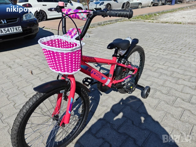 CROSS Алуминиев велосипед 20" DAISY розов, снимка 7 - Велосипеди - 53830568
