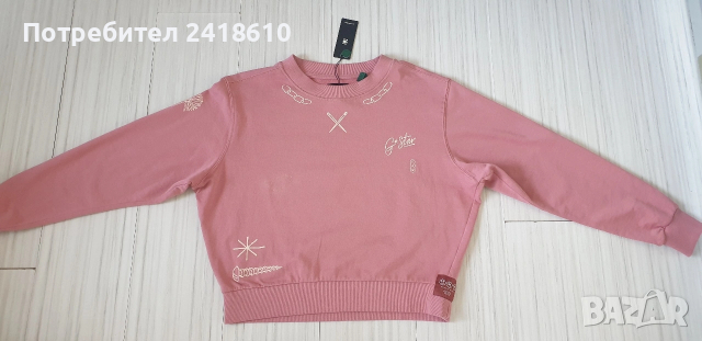  G - Star Graphic Cropped Loose Womens Cotton Size M / НОВО!  ОРИГИНАЛ! Дамска блуза!, снимка 2 - Блузи с дълъг ръкав и пуловери - 53863482