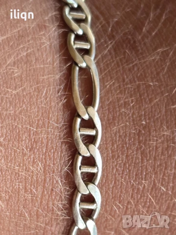 Сребърна гривна. 21см. Цена 29,99лв. За Севлиево безплатна доставка., снимка 5 - Колиета, медальони, синджири - 50908645