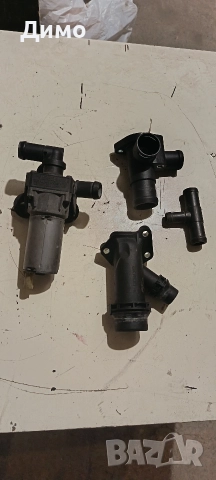 водна помпа фланец конектор разклонение траба бмв е90 bmw e90