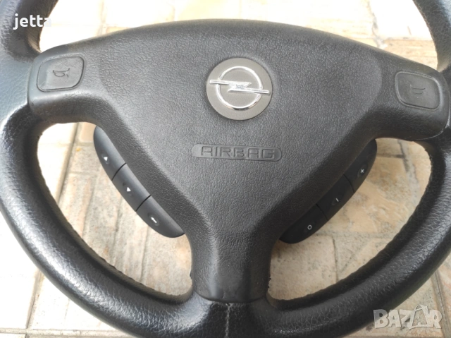 Мултифункционален волан за Опел Астра Г, Зафира А Opel Astra G, Zafira A, снимка 3 - Части - 54230454