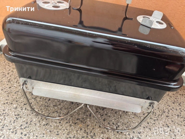 Барбекю На Въглища Weber Go Anywhere/компактен размер, снимка 4 - Барбекюта - 52542033