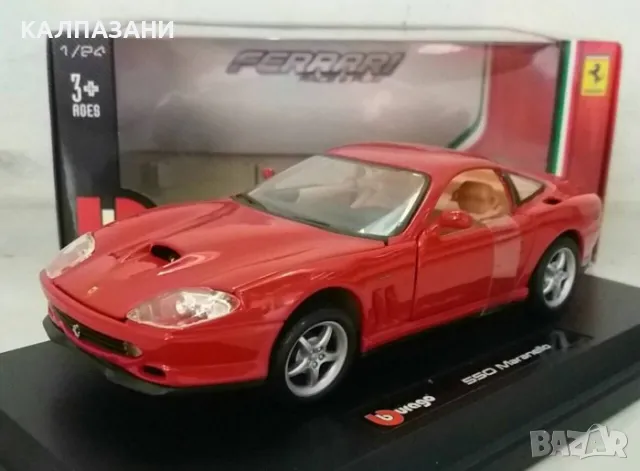 Hot Wheels 1/18 scale - 54600 Ferrari 550 Maranello Rosso Red, снимка 1 - Коли, камиони, мотори, писти - 49360302