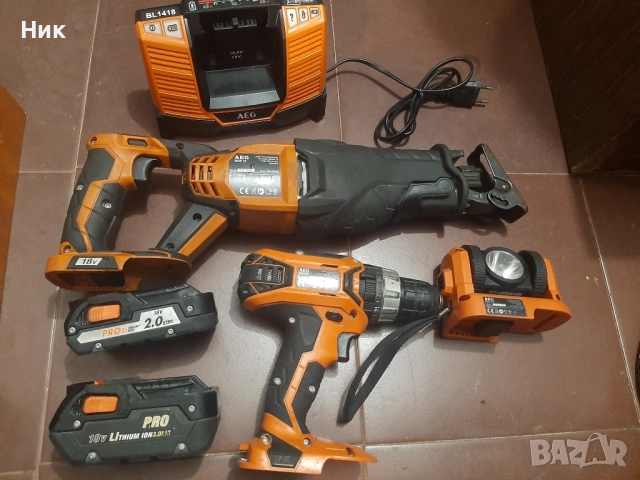 Машини АЕГ 18v, снимка 5 - Винтоверти - 52611141