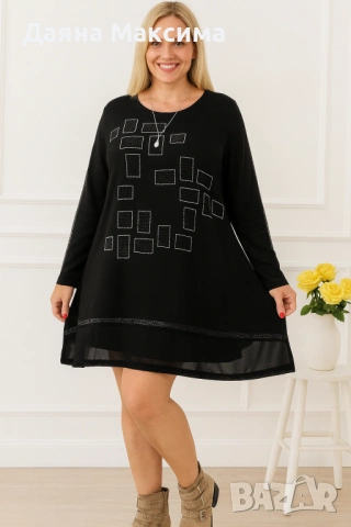 5ХЛ туника с камъчета💥намаление 15€