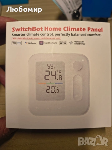 Домашен климатичен панел SwitchBot , снимка 3 - Друга електроника - 53727052