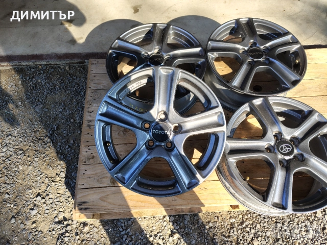4бр.АЛУМИНИЕВИ ДЖАНТИ 15ки за TOYOTA 5x100 5,5J ET45, снимка 2 - Гуми и джанти - 52299342