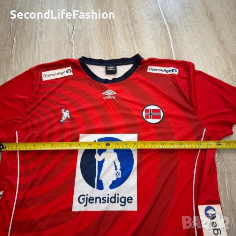 Мъжка тениска Umbro национален отбор по хандбал Норвегия размер 3XL, снимка 3 - Тениски - 53731124