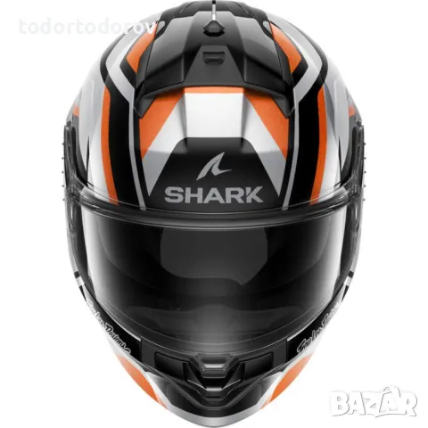 ТОП ЦЕНА Каска за мотор SHARK RIDILL2 APEX Black/Gray , вградени очила, снимка 2 - Аксесоари и консумативи - 49155482