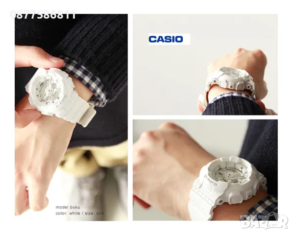 НОВ CASIO BABY-G BA-110 КАСИО BABY-G BA-110X-1AER BA-110X-7A1ER  БЕЙБИ Г BA-130 +, снимка 14 - Дамски - 10223312