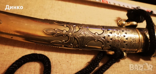 Луксозен марокански нож, кама, кумая. , снимка 2 - Антикварни и старинни предмети - 54209582