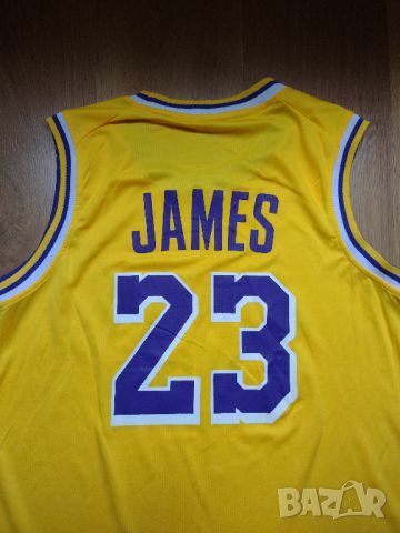 NBA LA / Los Angeles Lakers , Lebron James #23 - баскетболен потник, снимка 2 - Спортни дрехи, екипи - 46625635