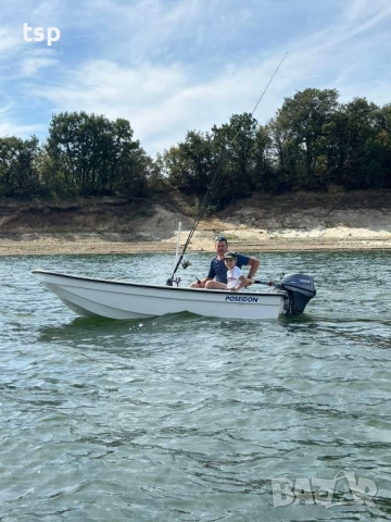 Лодка тримаран Poseidon 345 и Yamaha 8 hp, снимка 9 - Воден транспорт - 52486063