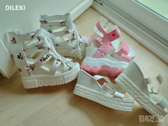 Сандали на платформа , снимка 2 - Сандали - 50664729