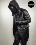 Мъжко дълго шерпа яке • палто тип дъфъл от изкуствена кожа CINQUE Faux Leather Dufflecoat - L , снимка 7