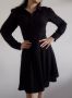 H&M Черна рокля на точки, снимка 2