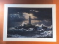 Картина - Морски Фар на Остров, снимка 1