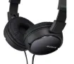 Слушалки SONY MDR-ZX110AP, кабелни слушалки с микрофон, цвят: черно, снимка 4