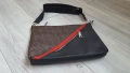 Нова мъжка кожена чанта FENDI MESSENGER BAG, снимка 7