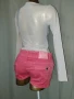 М Прозрачна блуза в светло розово и къси розови къси панталонки , снимка 5