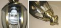 Луксозна висяща лампа полилей тип Фенер, 'бронз' кристални стъкла, отличен, снимка 5