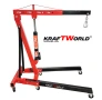 KraftWorld Хидравличен Кран за Двигатели “Жираф” – До 2 Тона, 4 Позиции, снимка 2
