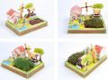 3D макет голям размер с растяща жива градина / My Zilipoo - Windmill Farm 3Д макети, снимка 3