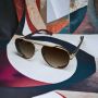Слънчеви очила кръгли кафяви Balmain реплика, снимка 1 - Слънчеви и диоптрични очила - 45579129