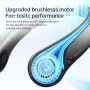 USB вентилатор за врат 5 скорости, 4000 mAh, безопасен, тих, hands-free, снимка 4