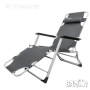 Сгъваем Усилен Шезлонг с подлакътник и възглавница , снимка 2