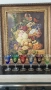 Антикварни цветни чаши Murano Италия, снимка 10