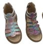 Многоцветни детски сандали за момиче, снимка 3