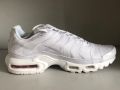 Original Nike Air Max Plus Tuned 1 TN White Leather Trainers Shoes AJ2029 100, снимка 5