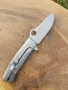 Сгъваем джобен нож Spyderco SpyMyto,Micarta/Titanium, снимка 9