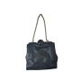 Мини дамска чанта Jaeger Soft Black Leather Handbag / Clutch Bag , снимка 3