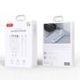 Зарядно устройство комплект XO CE23 PD 65W 3x USB-C 1x USB + кабел USB-C - USB-C, Бяло , снимка 3