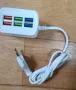 USB разклонител/адаптер със захранване от контакт 220V, снимка 1