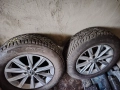 алуминиеви джанти 17 цола VAG /WV с нови зимни гуми 225/70 R17, снимка 4