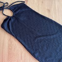H&M черна къса рокля с гол гръб, снимка 4 - Рокли - 45494223