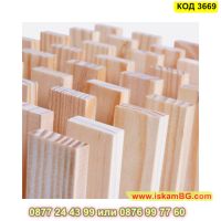 Конструктор от дървени блокчета за момичета и момчета от 300 части - КОД 3669, снимка 8 - Конструктори - 45081186