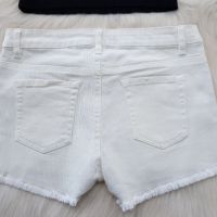 Къси дънкови панталони и потник размер S, снимка 9 - Къси панталони и бермуди - 45574500
