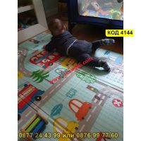 Сгъваема детска постелка за игра, топлоизолираща 150x180x1cm - КОД 4144, снимка 9 - Други - 45509828
