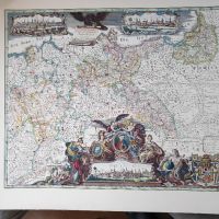 Карта на всички кралски пруски земи, голяма карта, снимка 1 - Колекции - 45747719