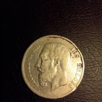 5 франка Белгия 1873, снимка 2 - Нумизматика и бонистика - 45083731