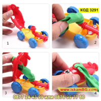 Много забавна играчка за изстрелване на колички с балони - КОД 3291, снимка 5 - Други - 44956734
