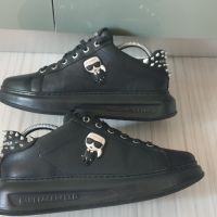 Karl Lagerfeld Kapri Leather Sneakers Womens Size 40/25 .5 см UK 7 US 9 ОРИГИНАЛ!, снимка 13 - Кецове - 45241858