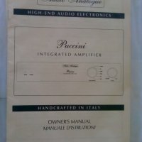 AUDIO ANALOGUE PUCCINI-handcrafted in Italy, снимка 9 - Ресийвъри, усилватели, смесителни пултове - 45684600